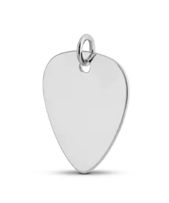 Assieraden Specialist - Ashanger Plectrum - Liefde voor Muziek - 925 Sterling Zilver