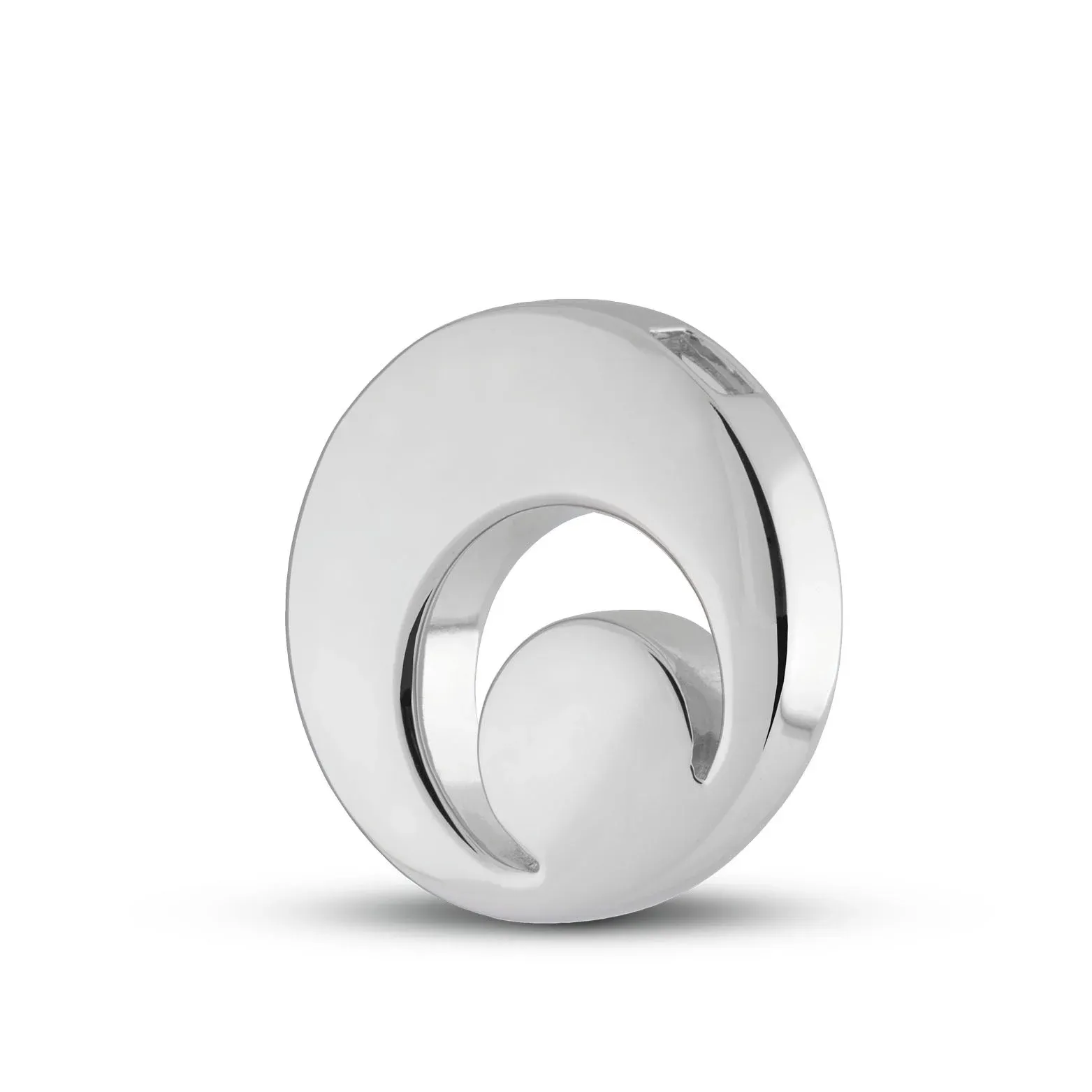 Assieraden Specialist - Ronde Ashanger - 925 Sterling Zilver - Modern Minimalistisch Design