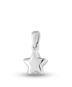 Assieraden Specialist - Ster Hanger - 925 Sterling Zilver - Eenvoudig Design